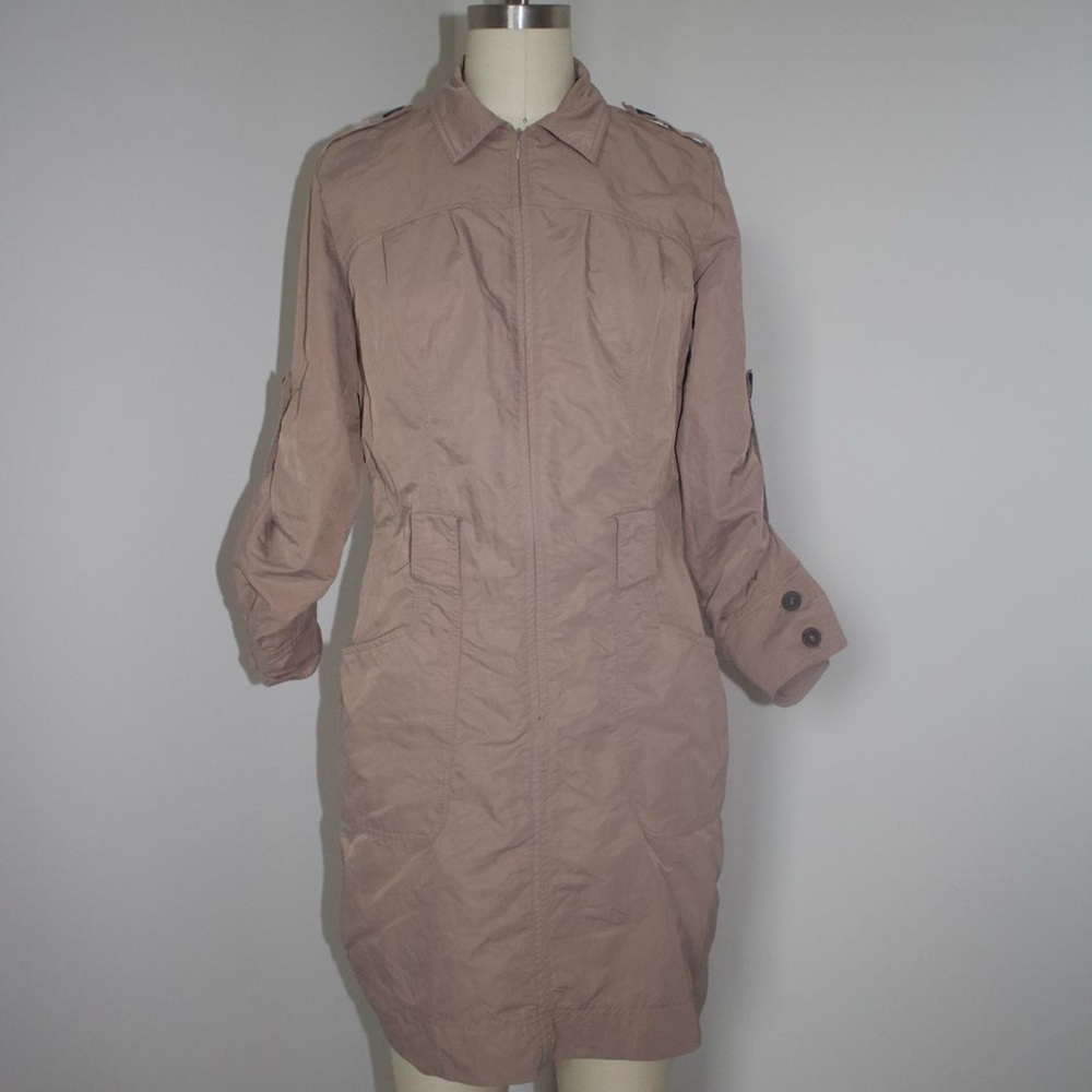 Lightweight Coffee Office Dress
